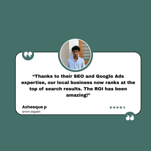 Digital Marketing Specilist In Nilambur-Testimonial