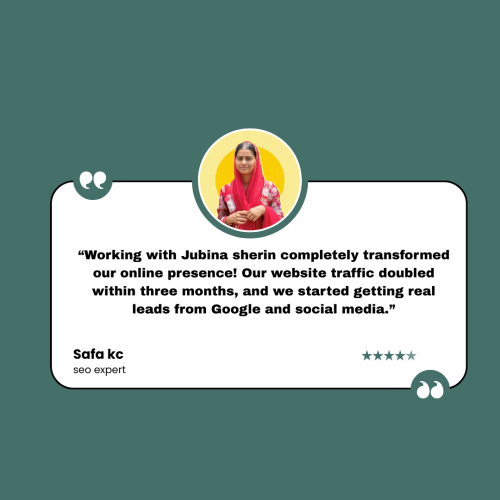 Digital Marketing Specilist In Nilambur-Testimonial